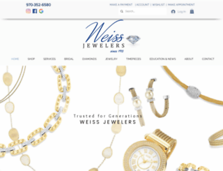 weissjewelers.com screenshot