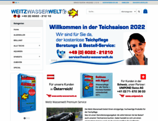 weitz-wasserwelt.de screenshot