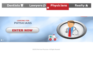 weknowphysicians.com screenshot