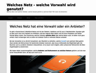welches-netz.com screenshot