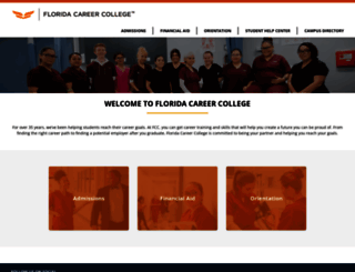 welcome.floridacareercollege.edu screenshot