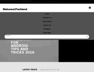 welcome2techland.in screenshot