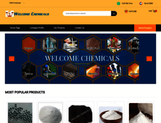 welcomechemicals.com screenshot