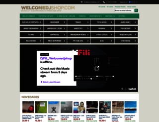 welcomedjshop.com screenshot