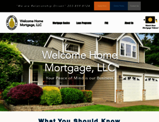 welcomehomemortgage.net screenshot