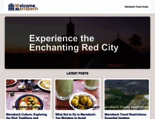 welcomemarrakech.com screenshot
