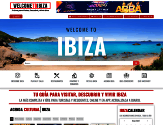 welcometoibiza.es screenshot