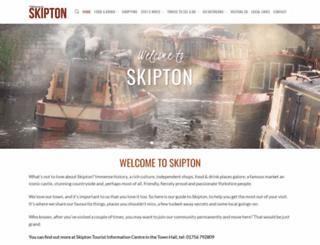 welcometoskipton.com screenshot