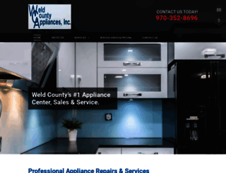 weldcountyappliance.com screenshot