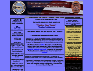 weldingcertification.com screenshot