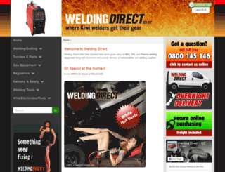 weldingdirect.co.nz screenshot