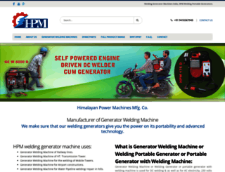 weldinggeneratormachines.com screenshot