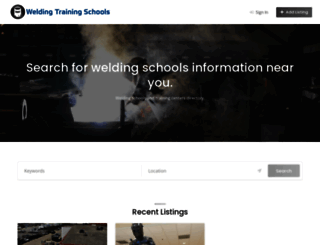 weldingtrainingschools.com screenshot