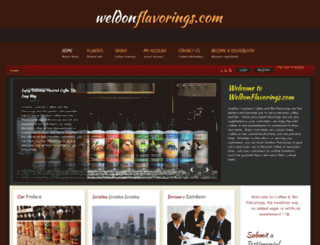 weldonflavorings.com screenshot