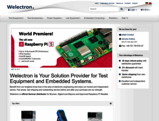 welectron.com screenshot
