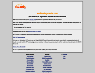 well-being-oasis.com screenshot