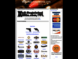 well-regulatedmilitia.com screenshot