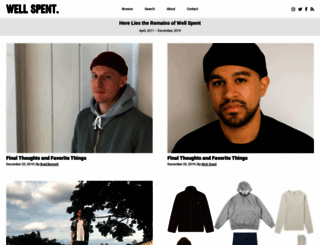 well-spent.com screenshot