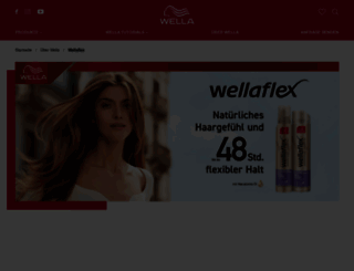 wellaflex.de screenshot