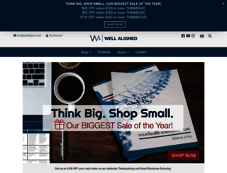 wellalignedproducts.com screenshot