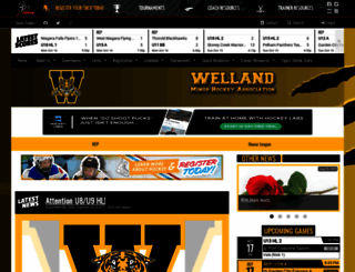 wellandminorhockey.com screenshot