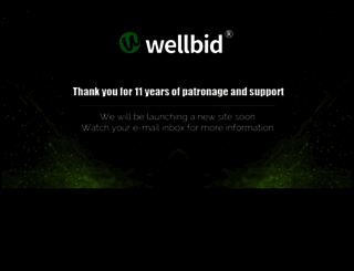 wellbid.com screenshot
