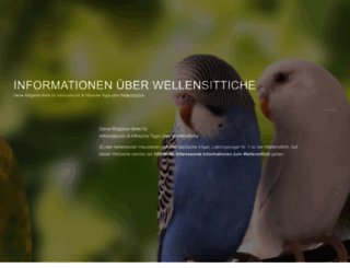 wellensittich-infoportal.de screenshot
