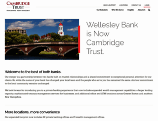 wellesleybank.com screenshot