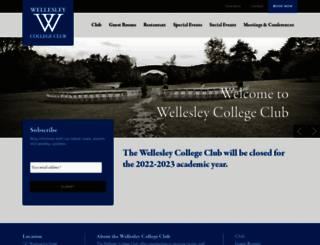 wellesleycollegeclub.com screenshot