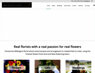 wellington-florist.co.nz screenshot