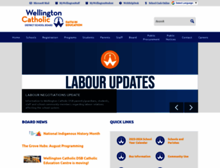 wellingtoncdsb.ca screenshot