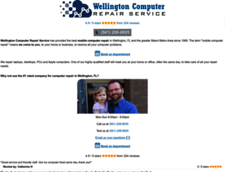 wellingtoncomputerrepair.com screenshot