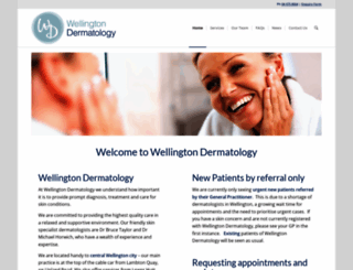 wellingtondermatology.nz screenshot