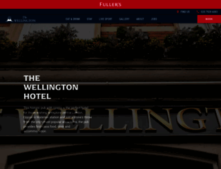 wellingtonhotelwaterloo.co.uk screenshot