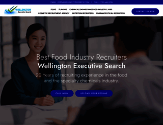 wellingtonsearch.com screenshot