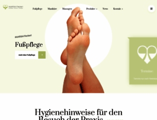 wellness-fusspflege-edenhofer.de screenshot