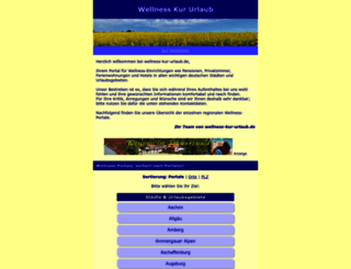wellness-kur-urlaub.de screenshot
