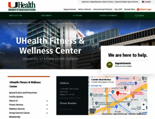 wellness.med.miami.edu screenshot