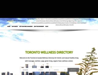 wellness4happiness.ca screenshot