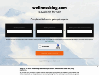 wellnessblog.com screenshot