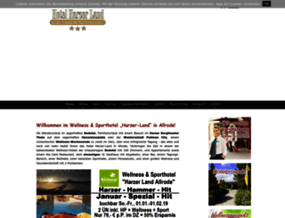 wellnesshotel-harzerland.de screenshot