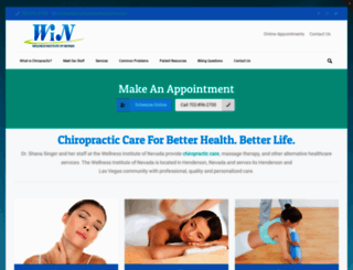 wellnessinstituteofnv.com screenshot