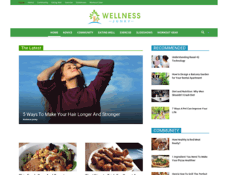 wellnessjunky.com screenshot