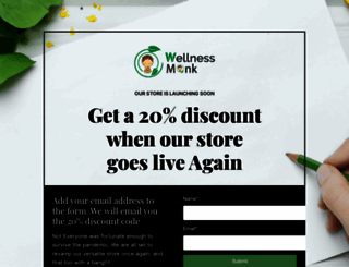 wellnessmonk.com screenshot