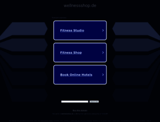 wellnessshop.de screenshot