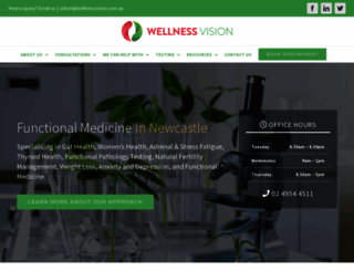 wellnessvision.com.au screenshot