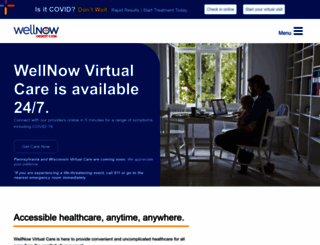 wellnowvirtualcare.com screenshot