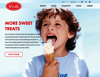 wellsdairy.com screenshot