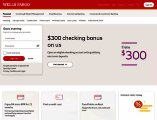 wellsfargo-online.com screenshot