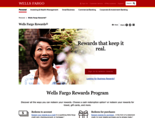 wellsfargorewards.com screenshot